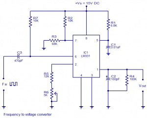 frequency-to-voltage-converter-using-LM331