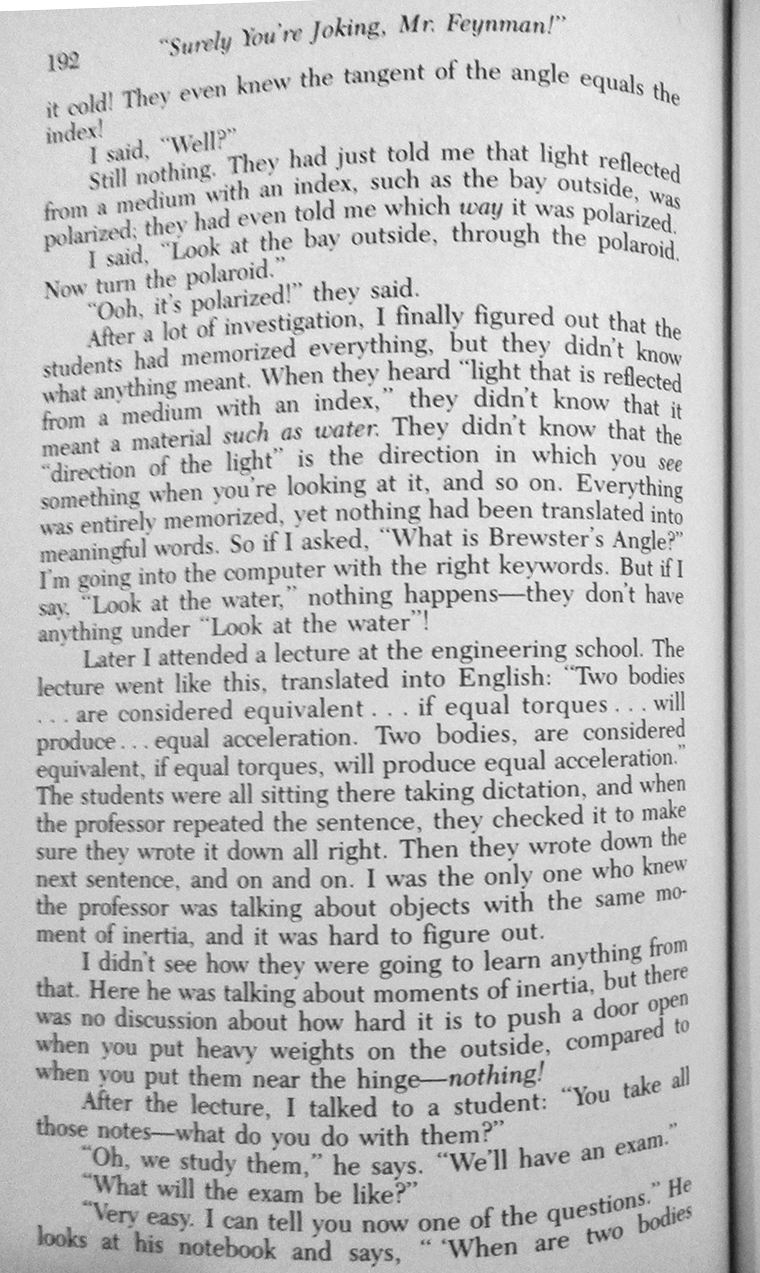 pg-192 - Surely You're Joking, Mr. Feynman!